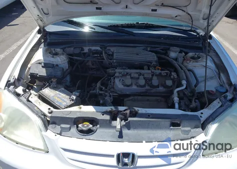 2001 Honda Civic Dx z USA, uszkodzony, nr VIN 1HGES152X1L063818